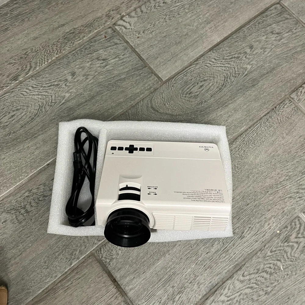 Compact White Projector